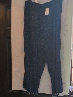 croft & barrow Navy Polka Dot Lounge Pants